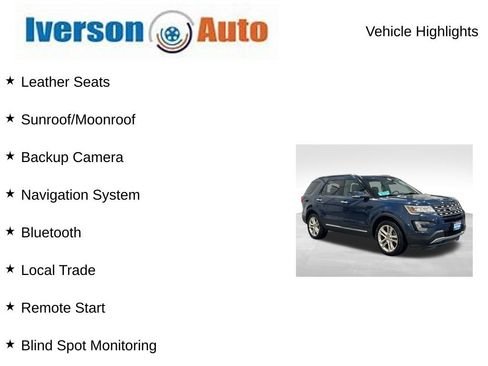 Used 2016 Ford Explorer Limited w/ Equipment Group 301A AWD/4WD image 2