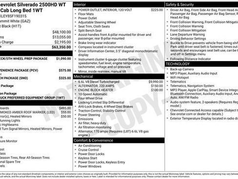 New 2025 Chevrolet Silverado 2500 W/T AWD/4WD image 4