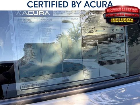 Certified 2025 Acura ADX A-Spec AWD/4WD image 24