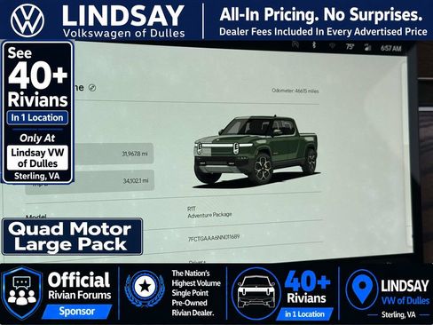 Used 2022 Rivian R1T Adventure AWD/4WD image 21