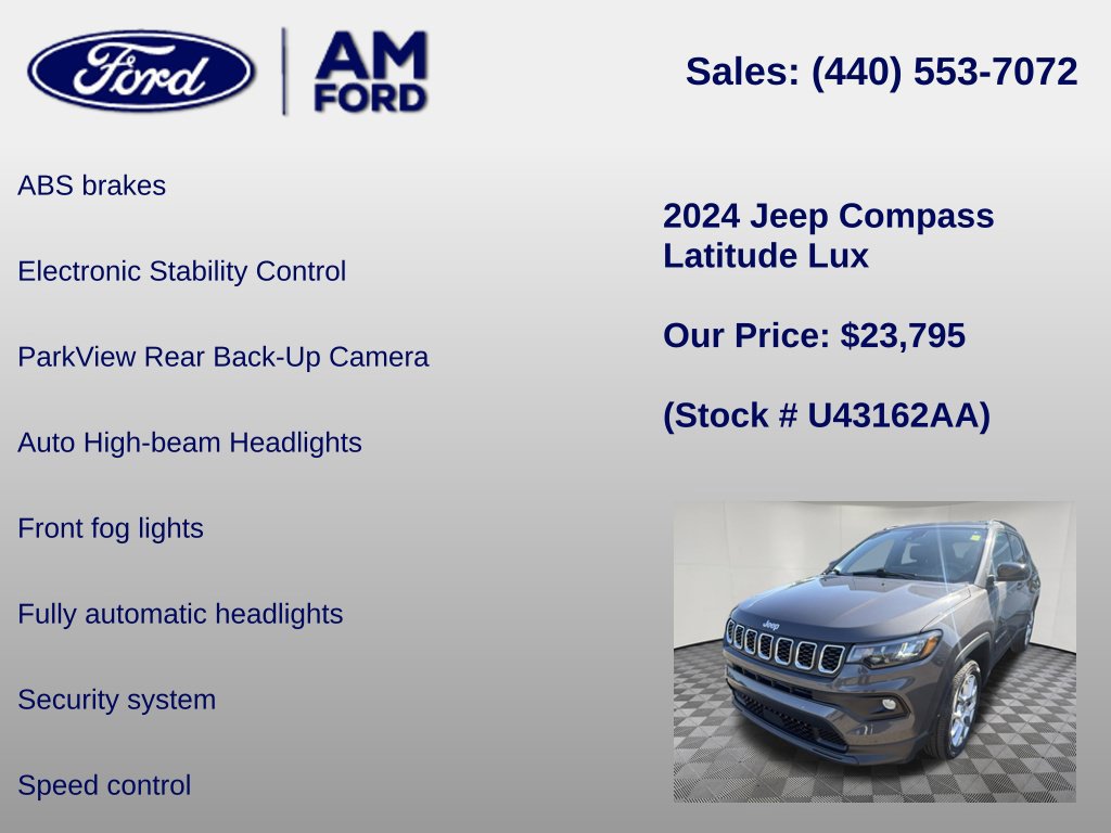 Used 2024 Jeep Compass Latitude AWD/4WD image 12