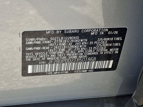 New 2026 Subaru Outback Limited AWD/4WD image 12
