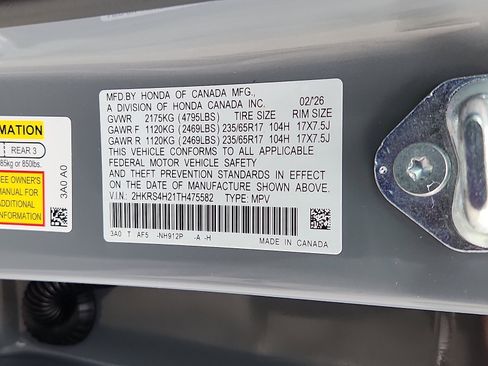 New 2026 Honda CR-V LX image 16