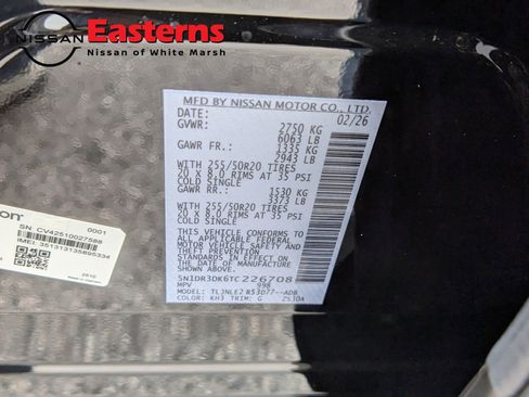 New 2026 Nissan Pathfinder Platinum image 32