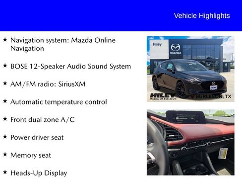 New 2026 MAZDA MAZDA3 2.5 S Hatchback w/ Premium Pkg FWD image 9