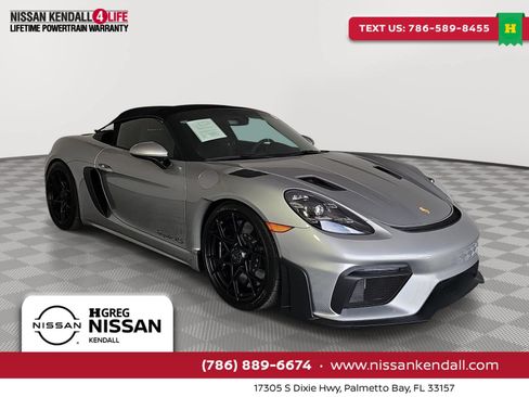 Used 2025 Porsche 718 Boxster Spyder RS RWD image 1