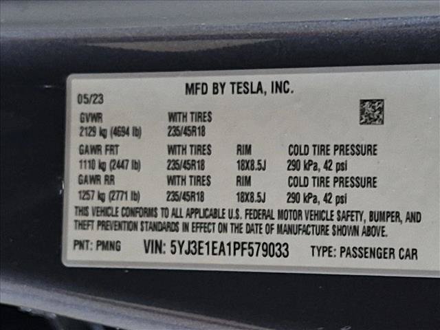 Used 2023 Tesla Model 3 Standard Range RWD image 27