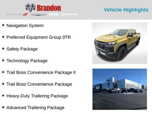 Used 2023 Chevrolet Colorado Trail Boss w/ Technology Package AWD/4WD image 2