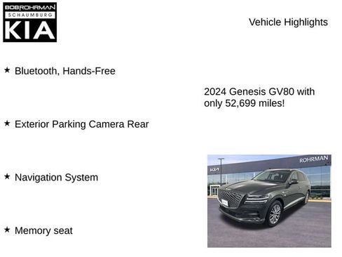 Used 2024 Genesis GV80 2.5T AWD/4WD image 7