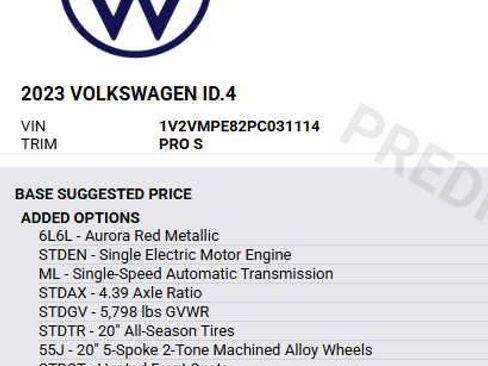 Used 2023 Volkswagen ID.4 Pro S RWD image 3