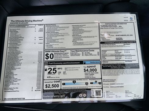 New 2026 BMW X5 xDrive40i w/ M Sport Package AWD/4WD image 49