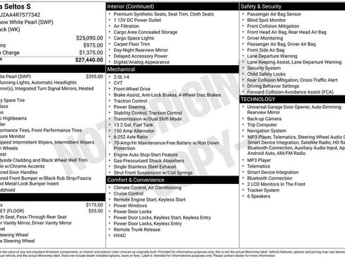 Used 2024 Kia Seltos S FWD image 12