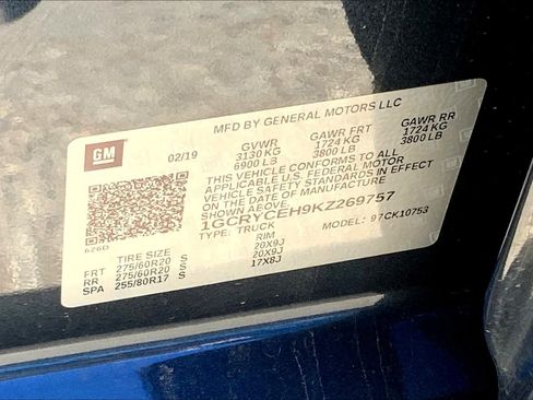 Used 2019 Chevrolet Silverado 1500 Custom Trail Boss w/ Custom Convenience Package image 35