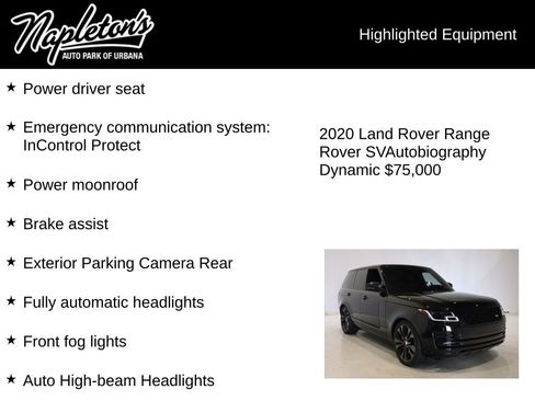 Used 2020 Land Rover Range Rover SV Autobiography Dynamic AWD/4WD image 16