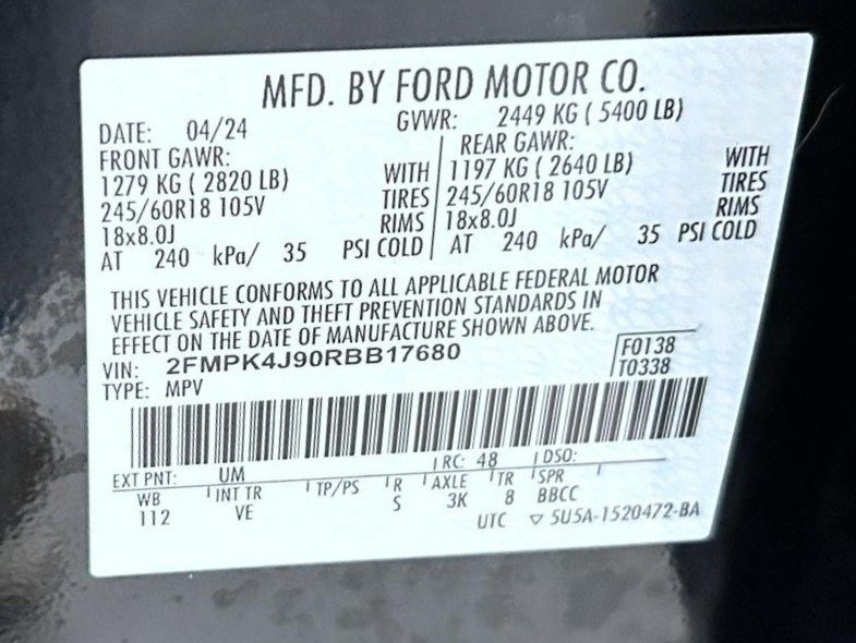 Used 2024 Ford Edge SEL w/ Convenience Package AWD/4WD image 26