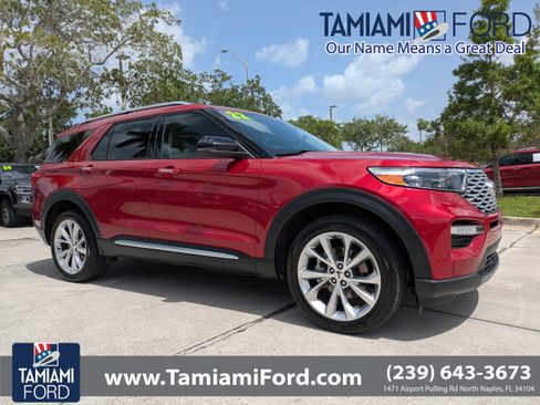 Used 2022 Ford Explorer Platinum w/ Equipment Group 601A AWD/4WD image 1