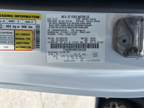Used 2019 Ford Mustang Coupe w/ Equipment Group 101A RWD image 26