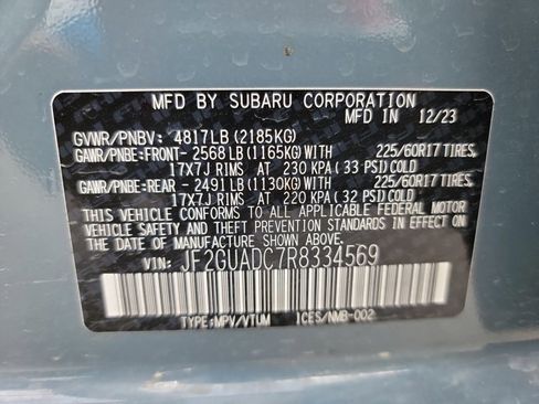 Used 2024 Subaru Crosstrek 2.0i Premium AWD/4WD image 24