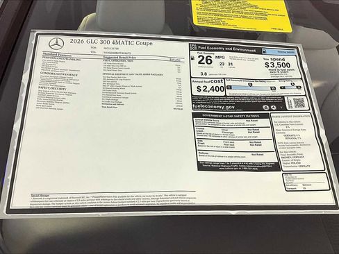 New 2026 Mercedes-Benz GLC 300 4MATIC image 18