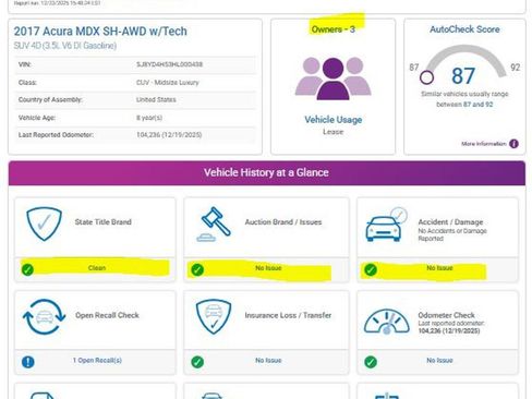 Used 2017 Acura MDX SH-AWD w/ Technology Package image 17