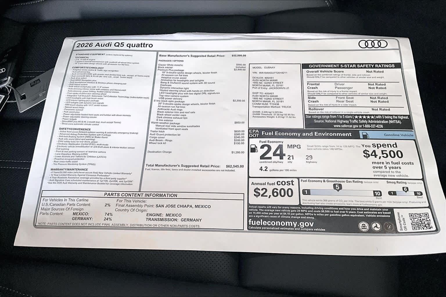 New 2026 Audi Q5 Premium Plus AWD/4WD image 19