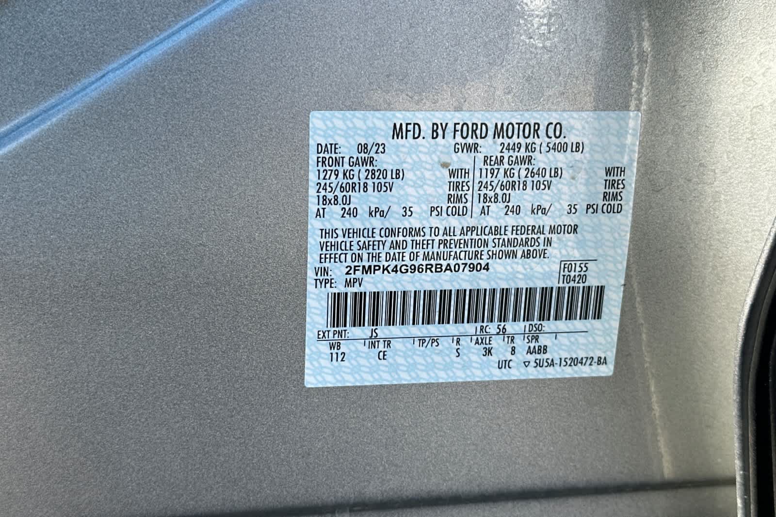Certified 2024 Ford Edge SE AWD/4WD image 28