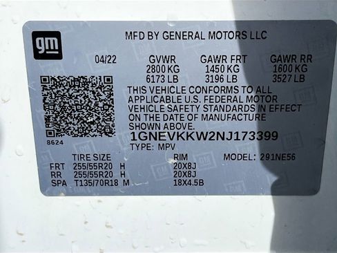 Used 2022 Chevrolet Traverse Premier AWD/4WD image 35