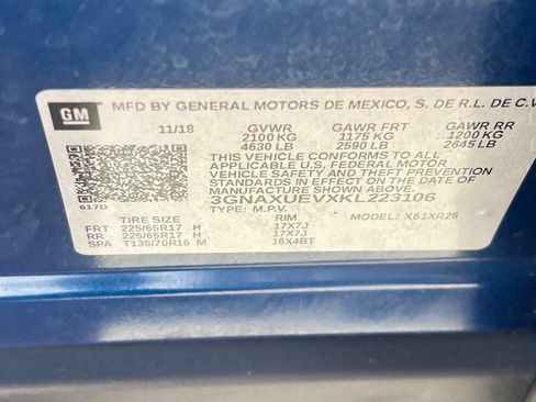 Used 2019 Chevrolet Equinox LT AWD/4WD image 25