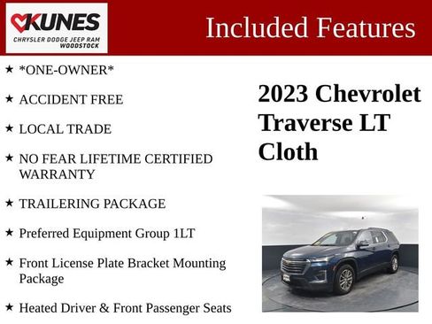 Used 2023 Chevrolet Traverse LT image 3