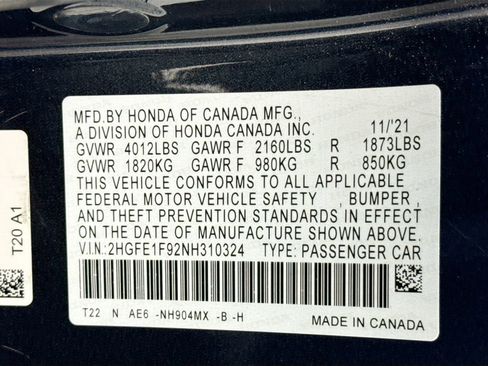 Used 2022 Honda Civic Touring image 33