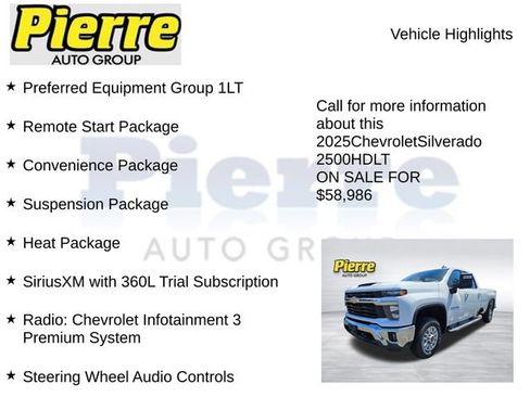 Used 2025 Chevrolet Silverado 2500 LT w/ Convenience Package AWD/4WD image 7