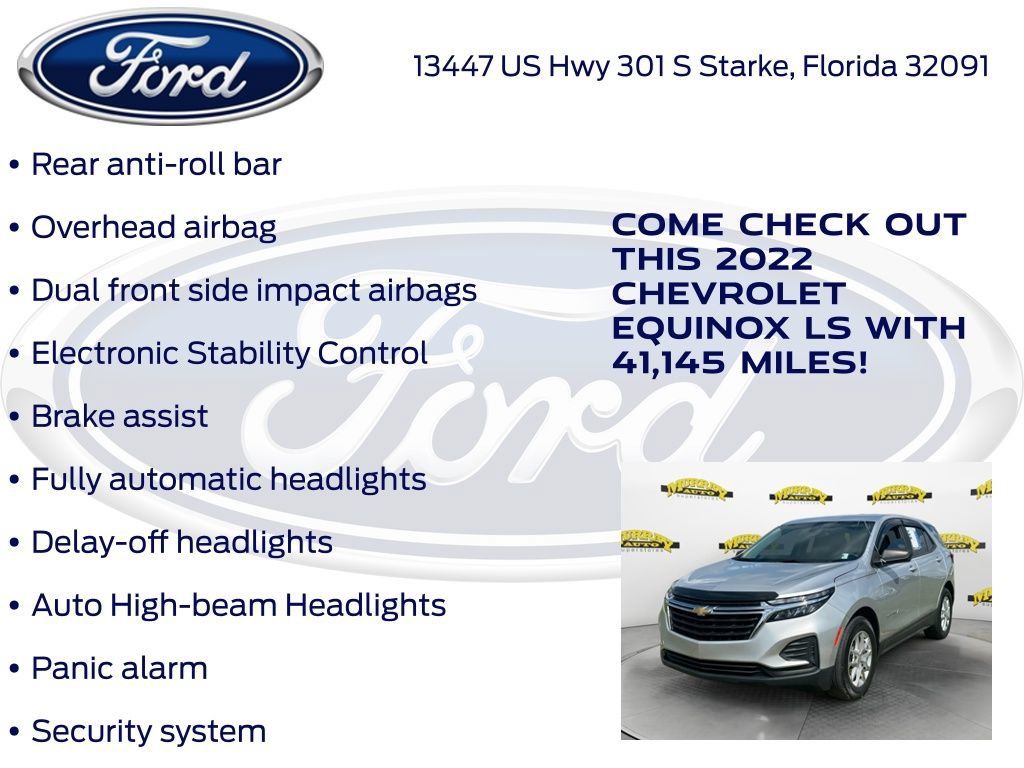 Used 2022 Chevrolet Equinox LS FWD image 30
