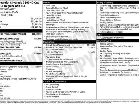 New 2026 Chevrolet Silverado 3500 LT w/ Ambulance/Fire/Rescue Package AWD/4WD image 28