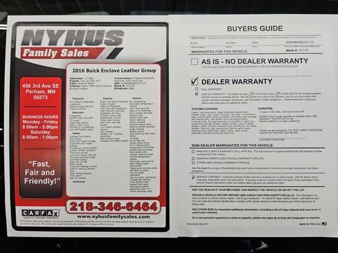 Used 2016 Buick Enclave Leather image 56