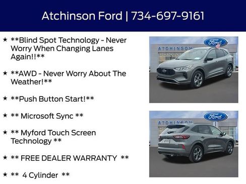 Certified 2024 Ford Escape ST-Line w/ Tech Pack #1 image 9