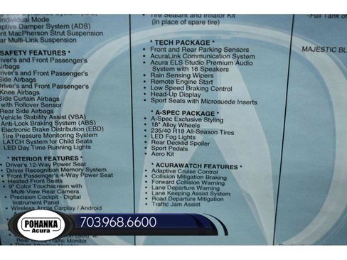 New 2026 Acura Integra A-Spec image 38