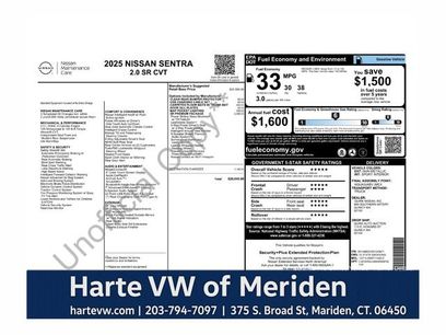 Used 2025 Nissan Sentra SR w/ SR Premium Package