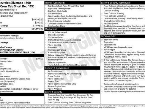 Used 2024 Chevrolet Silverado 1500 Custom AWD/4WD image 14