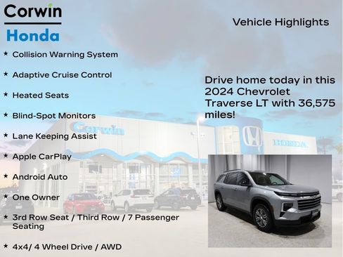 Used 2024 Chevrolet Traverse LT AWD/4WD image 6