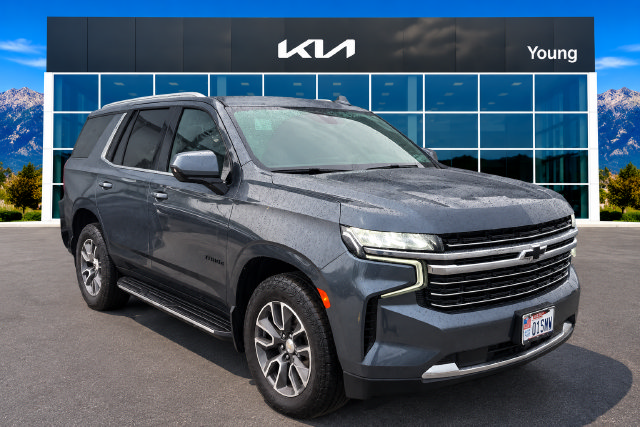 Used 2021 Chevrolet Tahoe LT w/ Rear Media and Nav Package AWD/4WD image 1