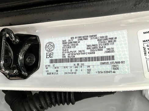 Used 2017 Ford F150 Lariat w/ Equipment Group 502A Luxury image 19