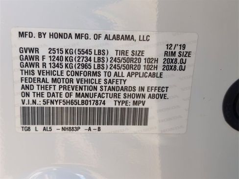 Used 2020 Honda Pilot Touring image 33