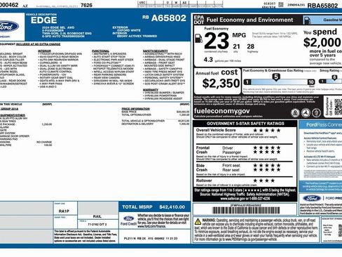 Used 2024 Ford Edge SEL w/ Convenience Package image 4