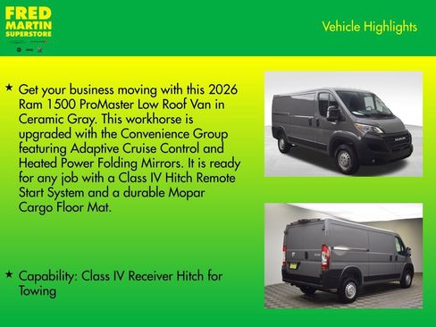 New 2026 RAM ProMaster 1500 w/ Convenience Group image 7