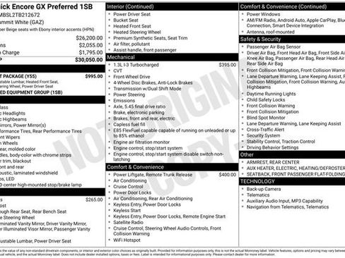New 2026 Buick Encore GX Preferred w/ Comfort Package FWD image 3