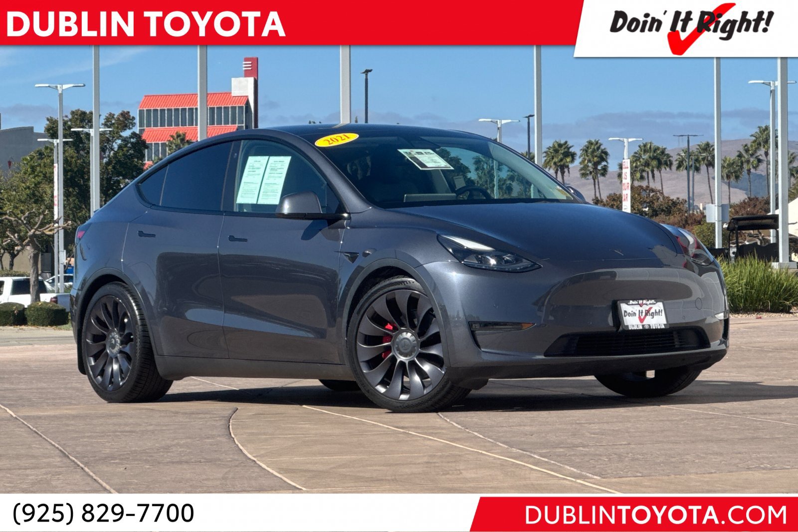 Used 2021 Tesla Model Y Performance AWD/4WD image 1