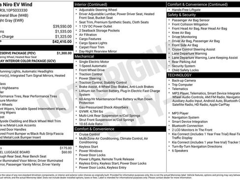 Used 2023 Kia Niro Wind w/ Wind Preserve Package FWD image 17