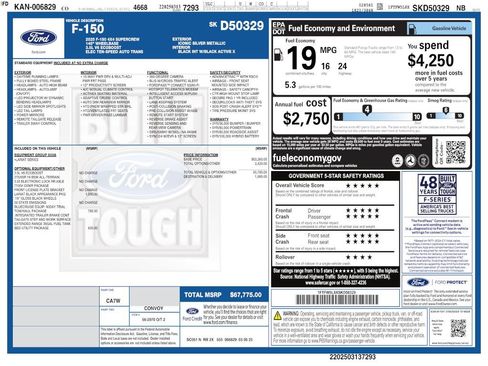 Used 2025 Ford F150 Lariat w/ Bed Utility Package AWD/4WD image 4