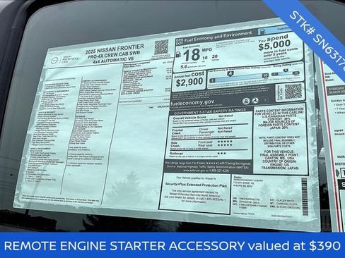 New 2025 Nissan Frontier PRO-4X image 5