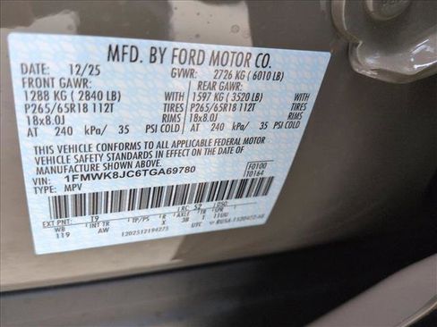 New 2026 Ford Explorer Tremor w/ Tremor Ultimate Package image 17